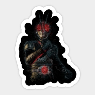 Kamen Rider Black RX Scribble Art Sticker